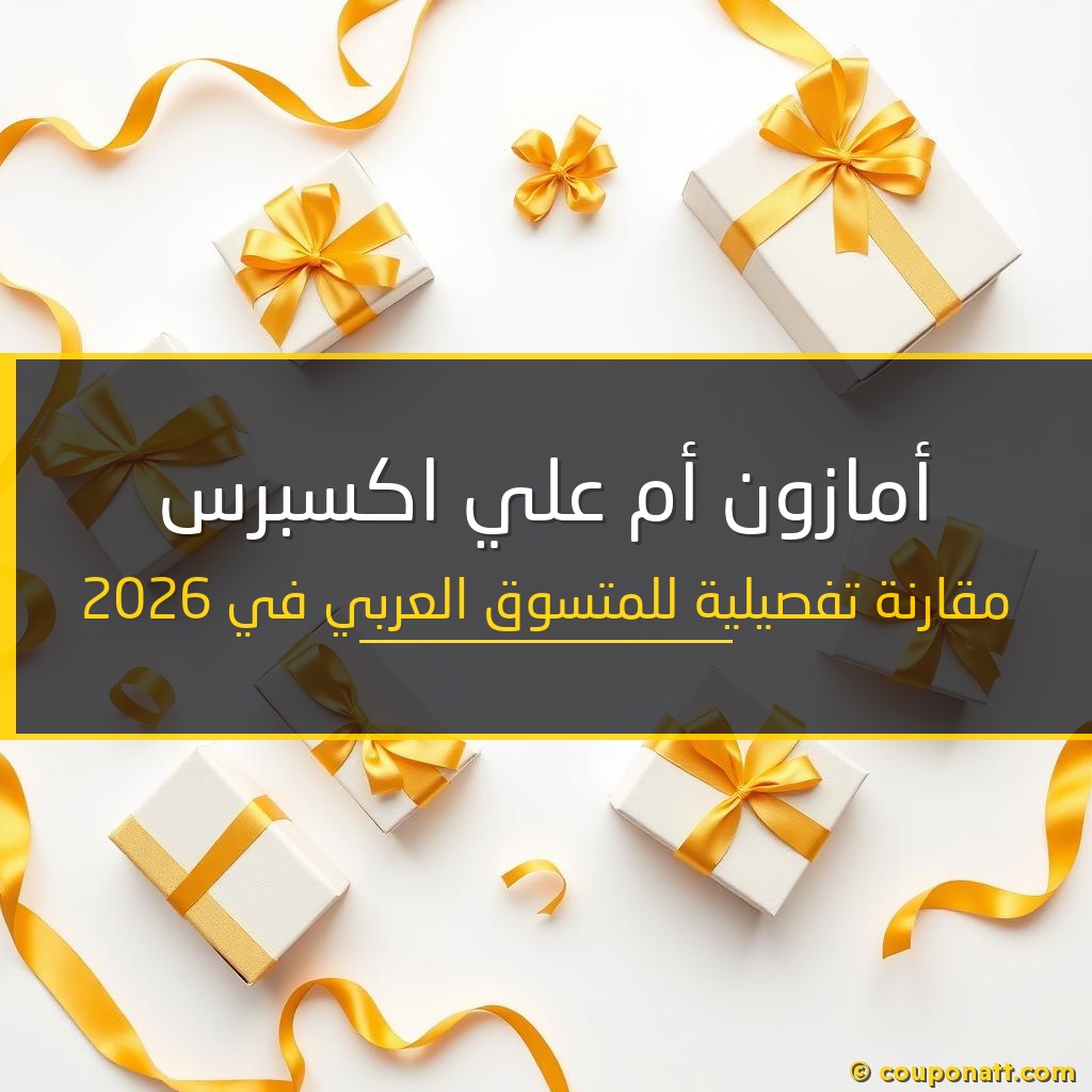 أمازون أم علي اكسبرس — مقارنة تفصيلية للمتسوق العربي في 2026