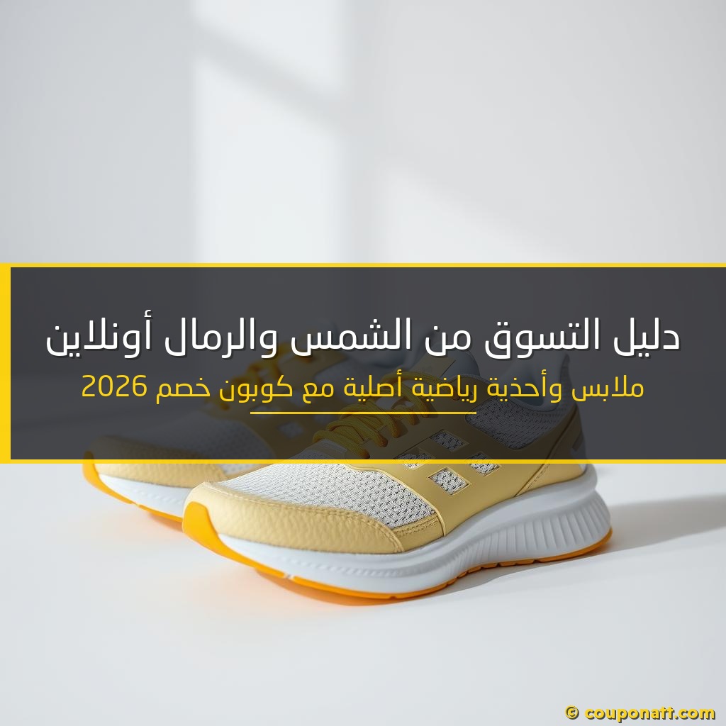 دليل التسوق من الشمس والرمال أونلاين — ملابس وأحذية رياضية أصلية مع كوبون خصم 2026