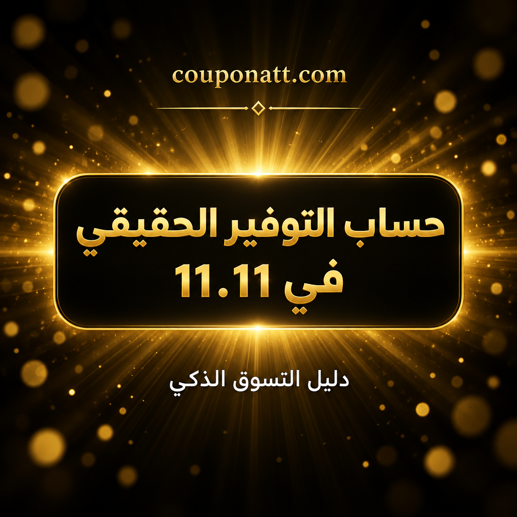 حساب التوفير الحقيقي في 11.11 (السعودية والإمارات ومصر 2026): من السعر المعلن إلى المبلغ الذي يغادر حسابك فعلاً